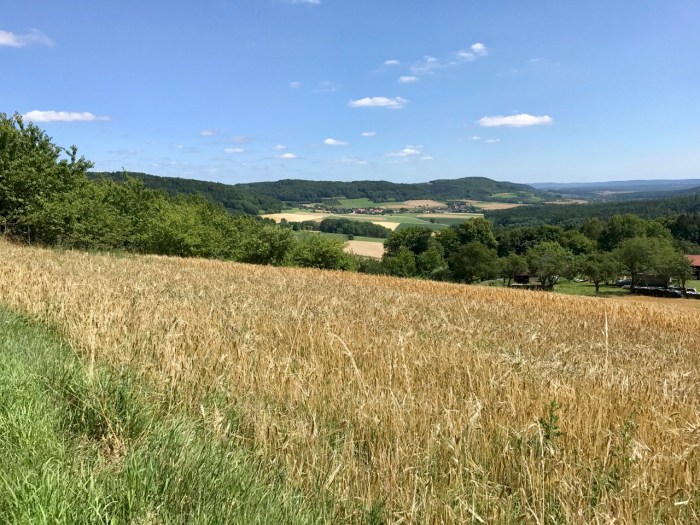 Blick in die Fränkische Schweiz