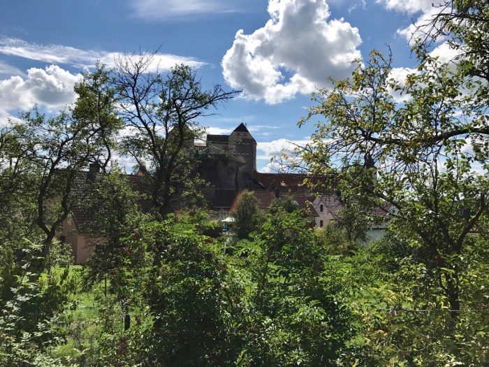 Blick auf die Burg von Hiltpoltstein