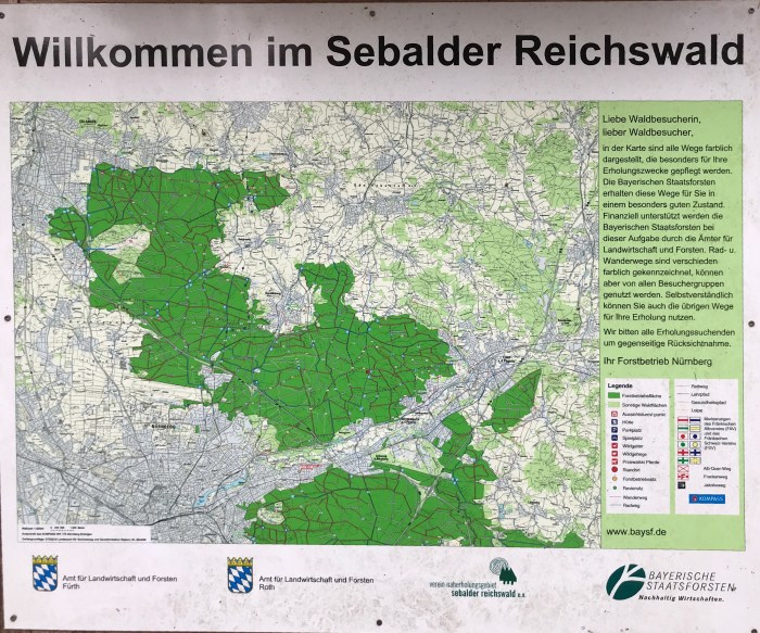 Radtouren zu den Flurdenkmalen und Gedenksteinen im Sebalder Reichswald