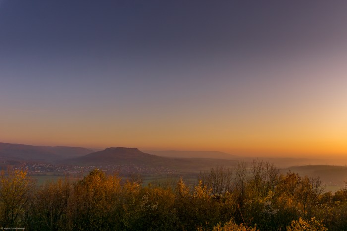 Sonnenuntergang im Wiesenttal
